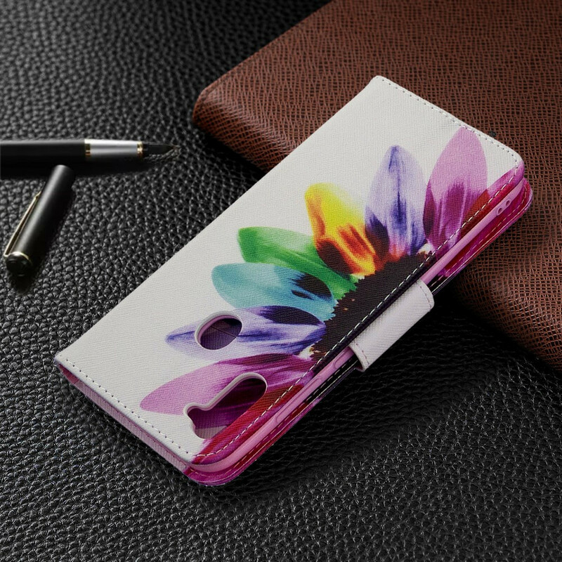 Housse Samsung Galaxy M11 Fleur Aquarelle Housse Samsung Galaxy M11 Fleur Aquarelle
