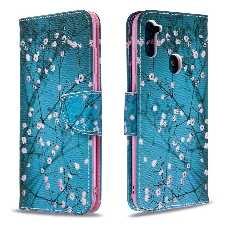 Housse Samsung Galaxy M11 Arbre en Fleurs