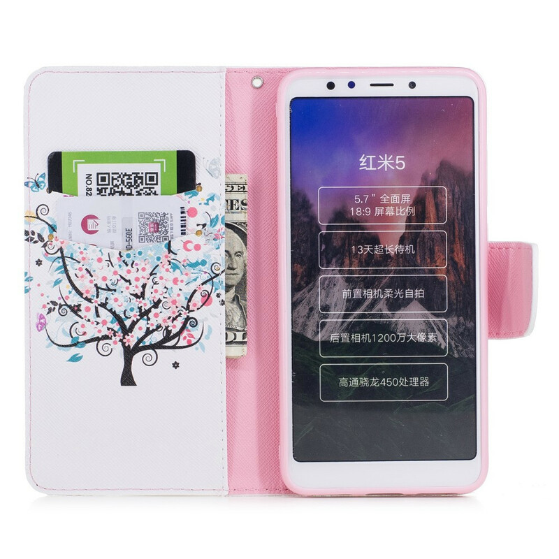 Housse Xiaomi Redmi 5 Flowered Tree Housse Xiaomi Redmi 5 Flowered Tree