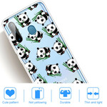 Coque Samsung Galaxy M11 Top Pandas Fun
