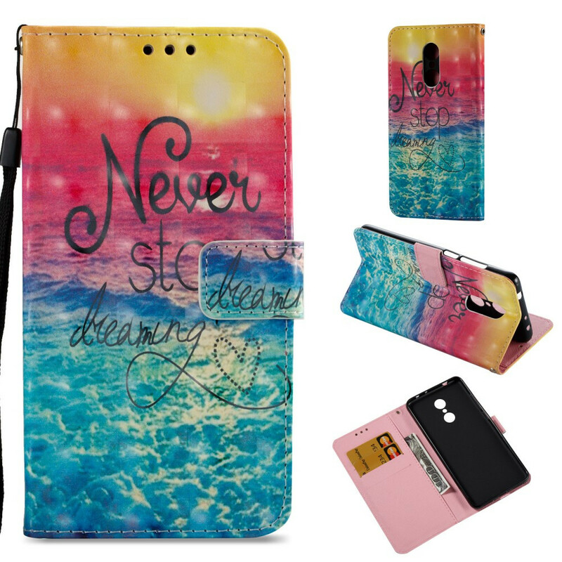 Housse Xiaomi Redmi 5 Never Stop Dreaming Housse Xiaomi Redmi 5 Never Stop Dreaming