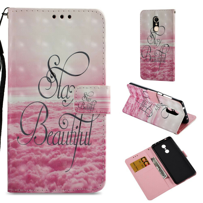 Housse Xiaomi Redmi 5 Stay Beautiful Housse Xiaomi Redmi 5 Stay Beautiful