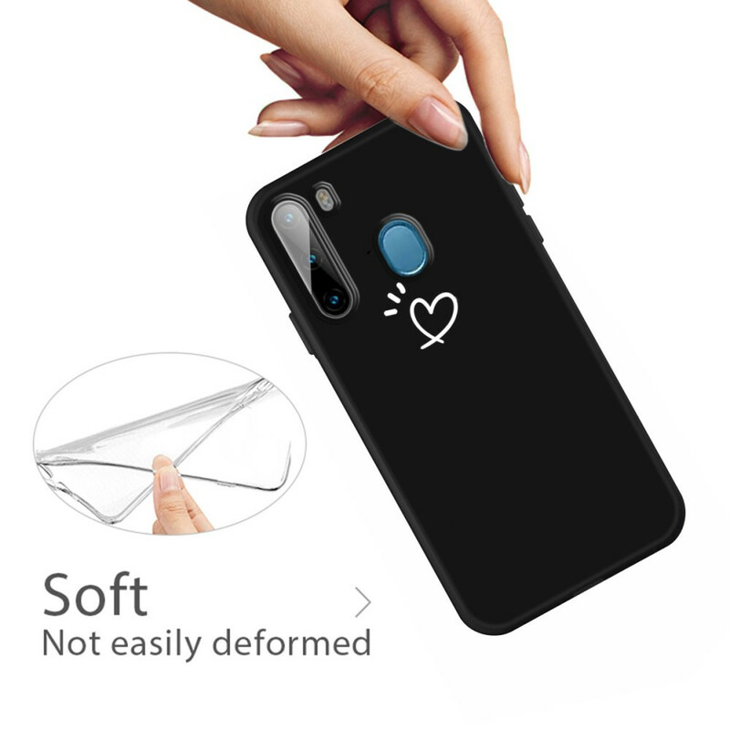 Coque Samsung Galaxy M11 Silicone Coeur Battant Coque Samsung Galaxy M11 Silicone Coeur Battant
