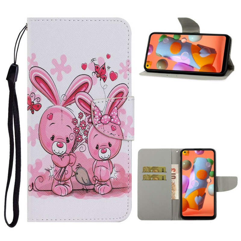 Housse Samsung Galaxy M11 Lapins Housse Samsung Galaxy M11 Lapins