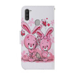 Housse Samsung Galaxy M11 Lapins Housse Samsung Galaxy M11 Lapins