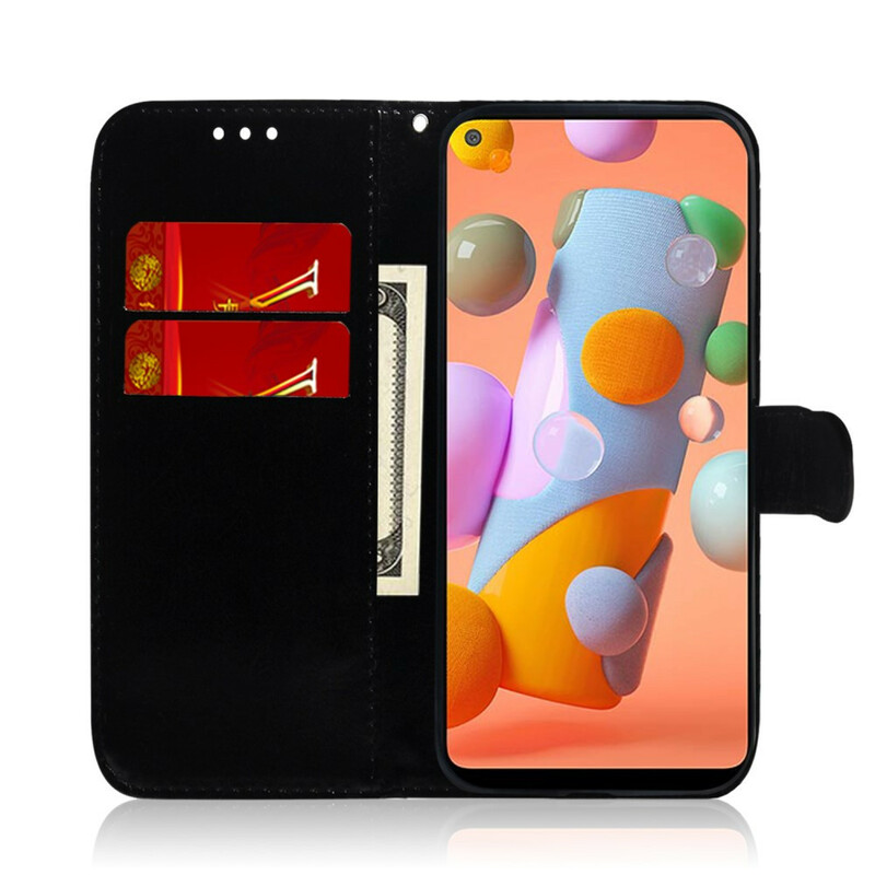 Housse Samsung Galaxy M11 Simili Cuir Couverture Miroir Housse Samsung Galaxy M11 Simili Cuir Couverture Miroir
