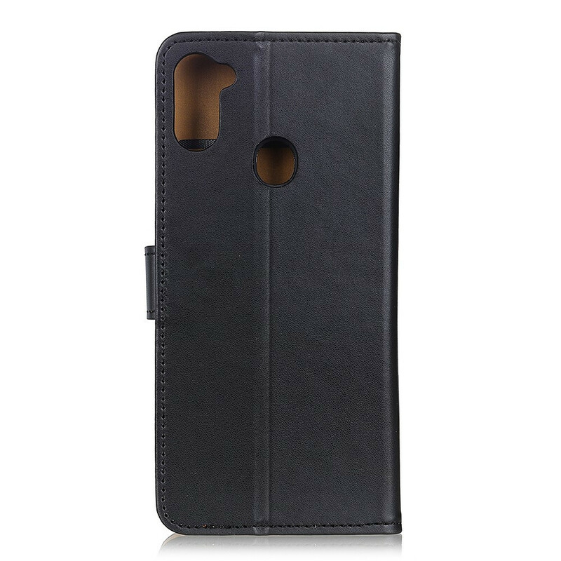 Housse Samsung Galaxy M11 Simili Cuir Simple Housse Samsung Galaxy M11 Simili Cuir Simple
