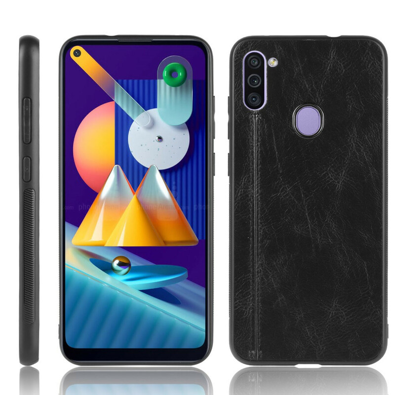 Coque Samsung Galaxy M11 Effet Cuir Couture Coque Samsung Galaxy M11 Effet Cuir Couture