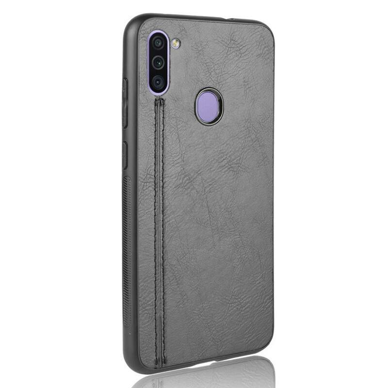 Coque Samsung Galaxy M11 Effet Cuir Couture Coque Samsung Galaxy M11 Effet Cuir Couture