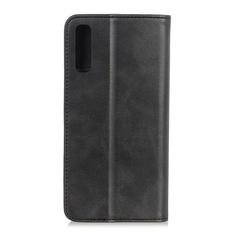 Flip Cover Sony Xperia 5 II Cuir Fendu Élégance Flip Cover Sony Xperia 5 II Cuir Fendu Élégance