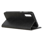Flip Cover Sony Xperia 5 II Cuir Fendu Élégance Flip Cover Sony Xperia 5 II Cuir Fendu Élégance