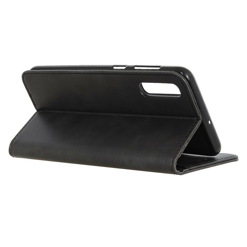 Flip Cover Sony Xperia 5 II Cuir Fendu Élégance Flip Cover Sony Xperia 5 II Cuir Fendu Élégance