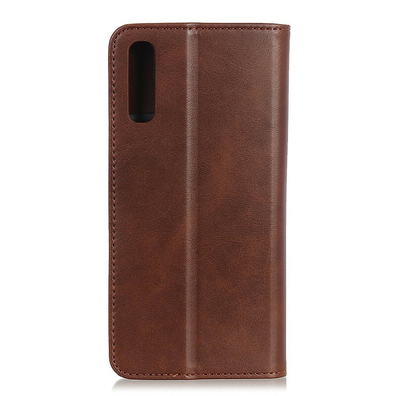 Flip Cover Sony Xperia 5 II Cuir Fendu Élégance Flip Cover Sony Xperia 5 II Cuir Fendu Élégance