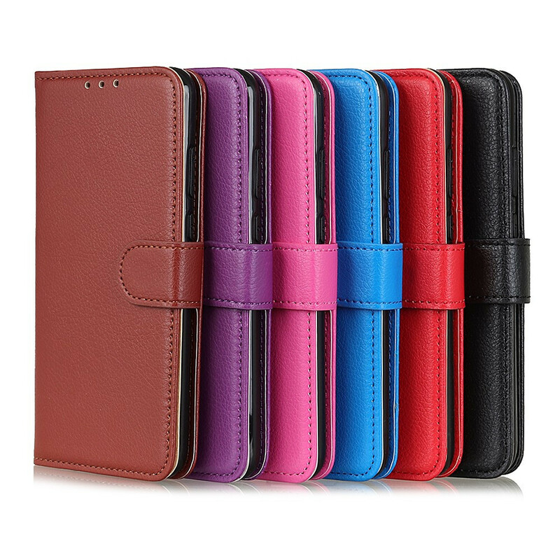 Housse Sony Xperia 5 II Simili Cuir Traditionnel Litchi Housse Sony Xperia 5 II Simili Cuir Traditionnel Litchi
