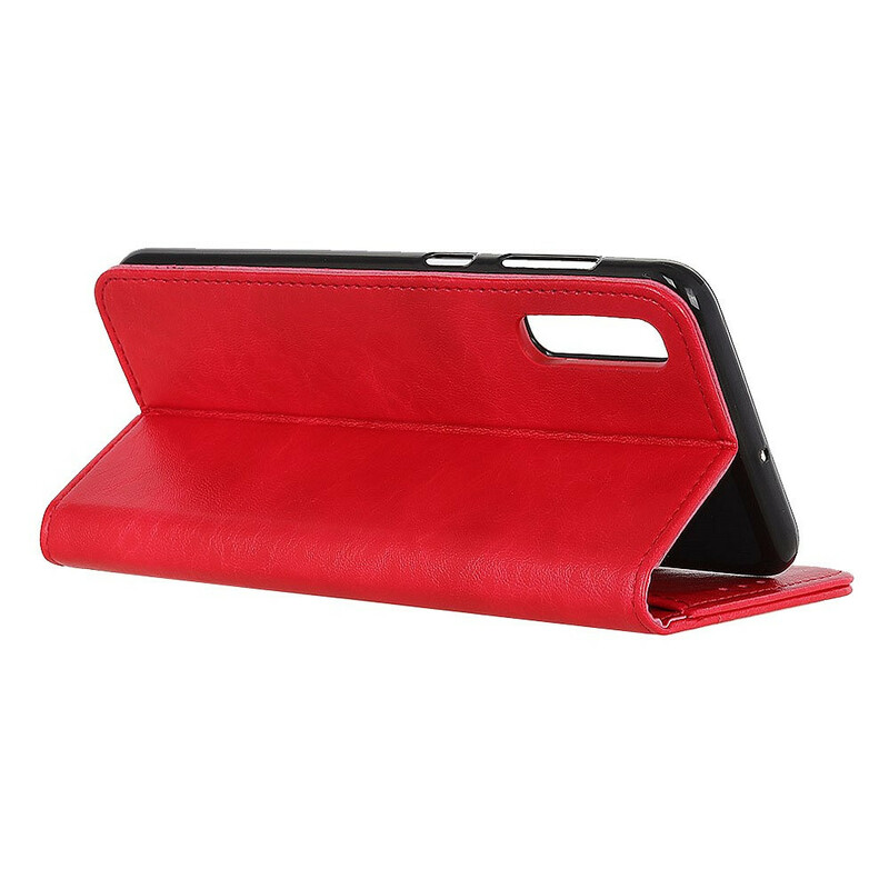 Flip Cover Sony Xperia 5 II Cuir Fendu Texturé Flip Cover Sony Xperia 5 II Cuir Fendu Texturé