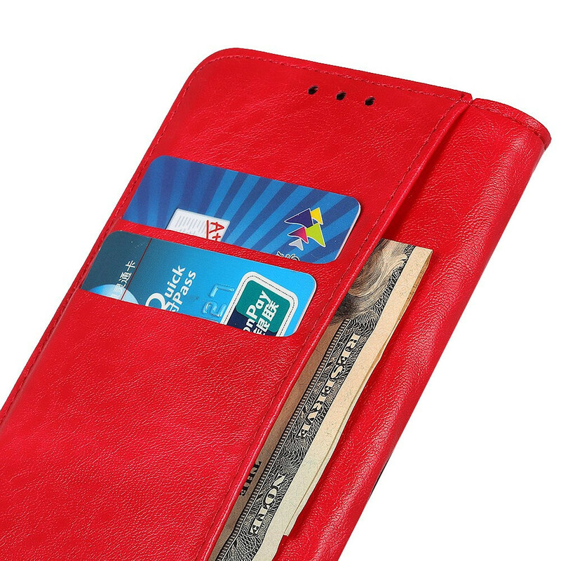 Flip Cover Sony Xperia 5 II Cuir Fendu Texturé Flip Cover Sony Xperia 5 II Cuir Fendu Texturé