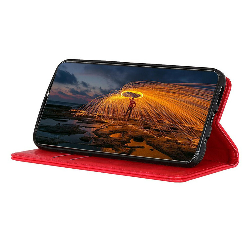 Flip Cover Sony Xperia 5 II Cuir Fendu Texturé Flip Cover Sony Xperia 5 II Cuir Fendu Texturé