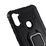 Coque Samsung Galaxy M11 Ring et Fibre Carbone Coque Samsung Galaxy M11 Ring et Fibre Carbone