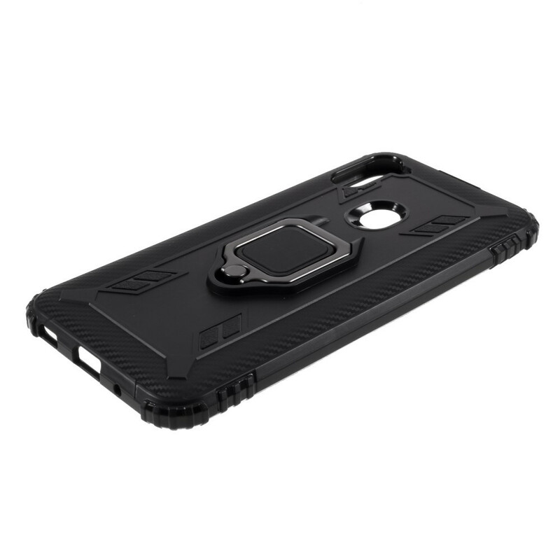 Coque Samsung Galaxy M11 Ring et Fibre Carbone Coque Samsung Galaxy M11 Ring et Fibre Carbone