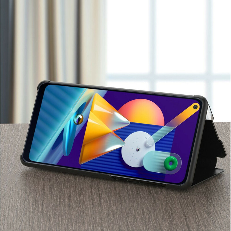 View Cover Samsung Galaxy M11 Simili Cuir Texturé View Cover Samsung Galaxy M11 Simili Cuir Texturé