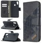 Housse Samsung Galaxy M11 Effet Peau de Crocodile Classique Housse Samsung Galaxy M11 Effet Peau de Crocodile Classique