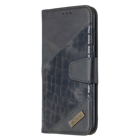 Housse Samsung Galaxy M11 Effet Peau de Crocodile Classique