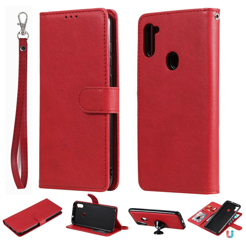 Housse Samsung Galaxy M11 Coque Détachable et Lanière Housse Samsung Galaxy M11 Coque Détachable et Lanière