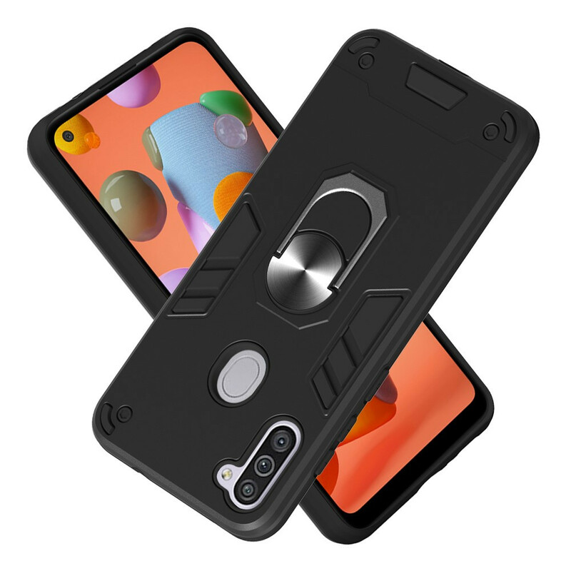 Coque Samsung Galaxy M11 Détachable avec Anneau Support Coque Samsung Galaxy M11 Détachable avec Anneau Support