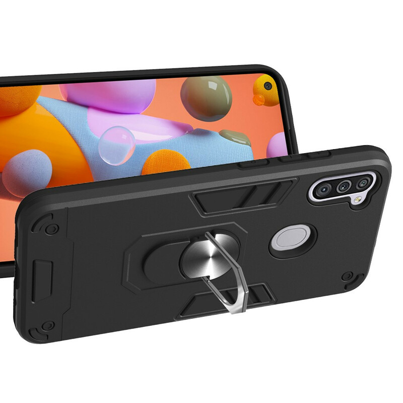 Coque Samsung Galaxy M11 Détachable avec Anneau Support Coque Samsung Galaxy M11 Détachable avec Anneau Support