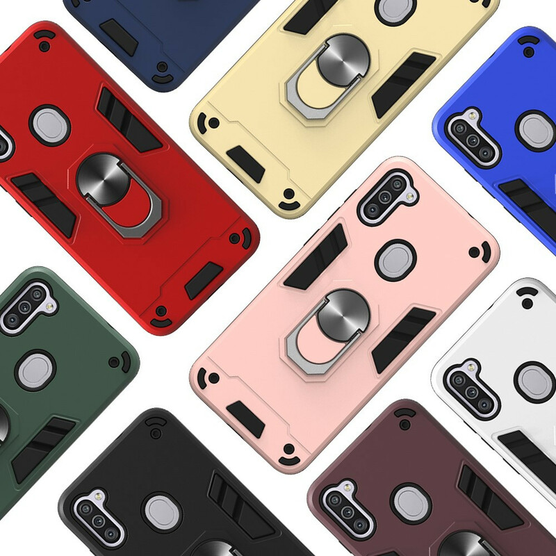 Coque Samsung Galaxy M11 Détachable avec Anneau Support Coque Samsung Galaxy M11 Détachable avec Anneau Support