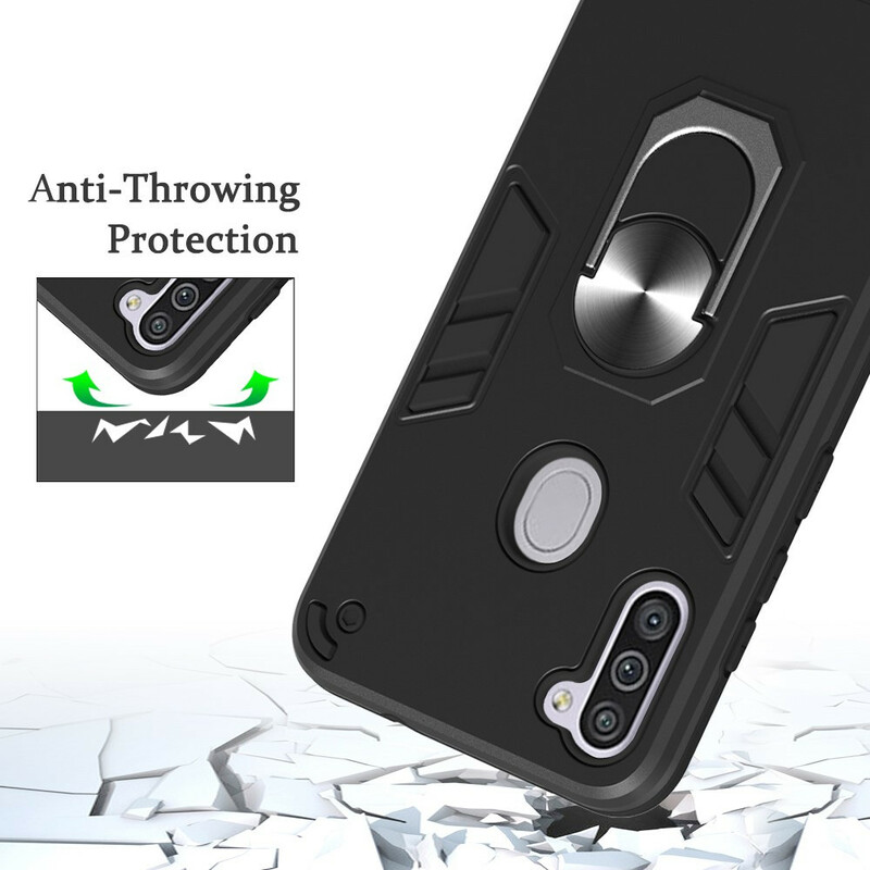 Coque Samsung Galaxy M11 Détachable avec Anneau Support Coque Samsung Galaxy M11 Détachable avec Anneau Support
