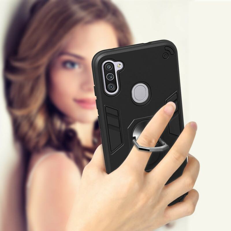 Coque Samsung Galaxy M11 Détachable avec Anneau Support Coque Samsung Galaxy M11 Détachable avec Anneau Support