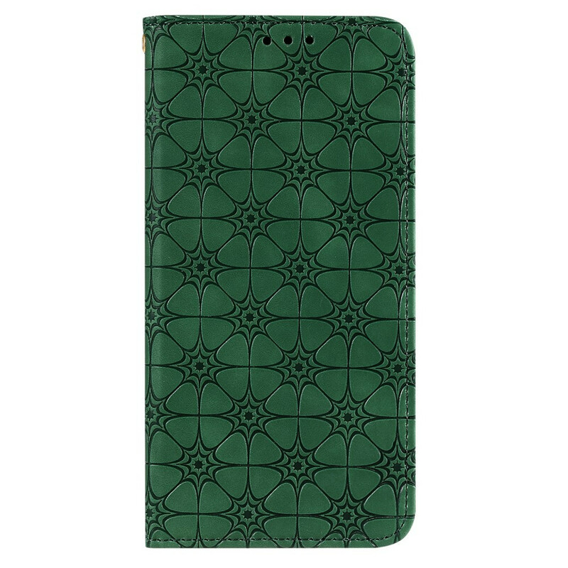 Flip Cover Samsung Galaxy M11 Fleurs Baroques