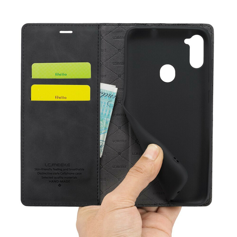 Flip Cover Samsung Galaxy M11 LC.IMEEKE Effet Cuir Flip Cover Samsung Galaxy M11 LC.IMEEKE Effet Cuir