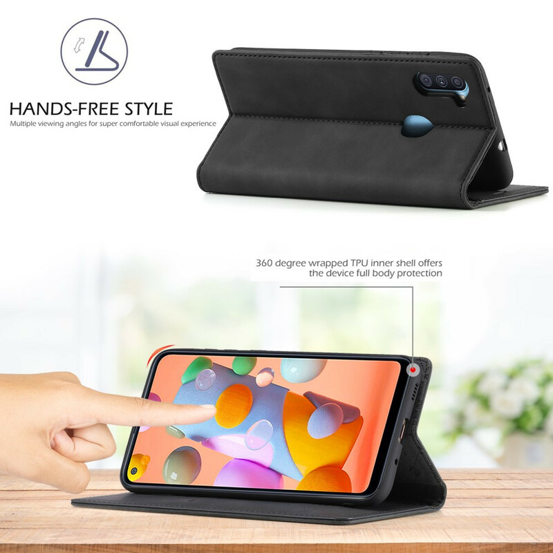 Flip Cover Samsung Galaxy M11 LC.IMEEKE Effet Cuir Flip Cover Samsung Galaxy M11 LC.IMEEKE Effet Cuir
