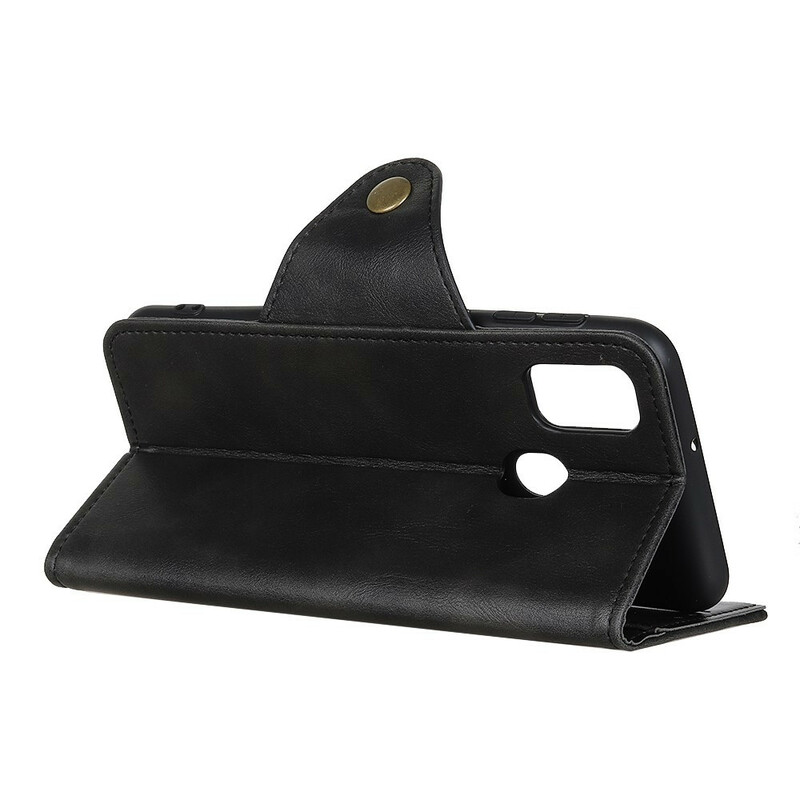 Housse OnePlus Nord N100 Simili Cuir Bouton Décoratif Housse OnePlus Nord N100 Simili Cuir Bouton Décoratif