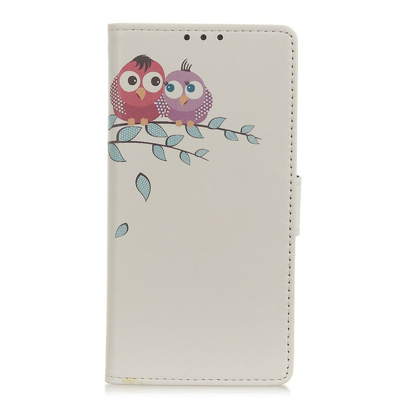 Housse Sony Xperia 5 II Couple De Hiboux Sur l'Arbre Housse Sony Xperia 5 II Couple De Hiboux Sur l'Arbre