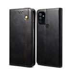 Flip Cover OnePlus Nord N100 Simili Cuir Ciré Flip Cover OnePlus Nord N100 Simili Cuir Ciré