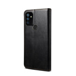 Flip Cover OnePlus Nord N100 Simili Cuir Ciré Flip Cover OnePlus Nord N100 Simili Cuir Ciré