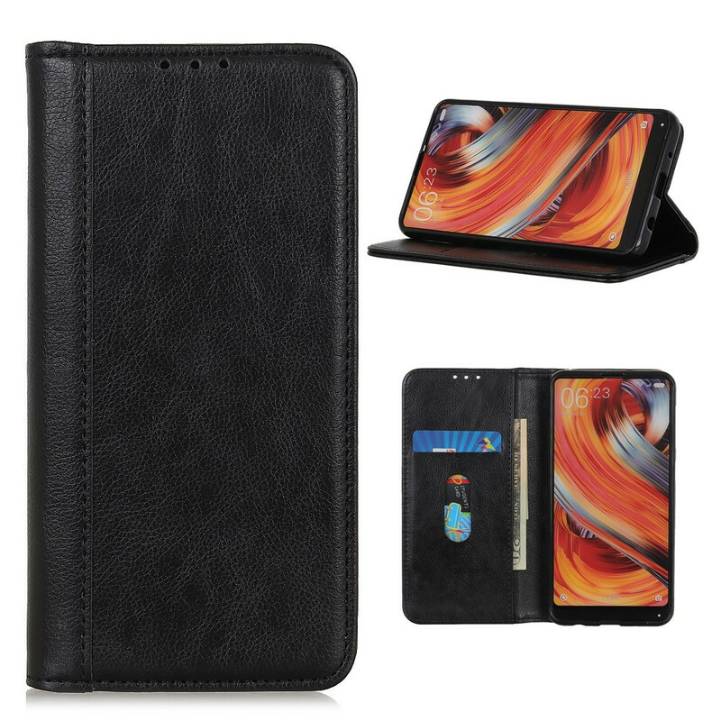 Flip Cover Sony Xperia 5 II Version Cuir Fendu Flip Cover Sony Xperia 5 II Version Cuir Fendu