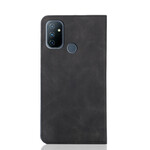 Flip Cover OnePlus Nord N100 Effet Cuir Silky Touch Flip Cover OnePlus Nord N100 Effet Cuir Silky Touch