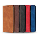Flip Cover OnePlus Nord N100 Effet Cuir Silky Touch Flip Cover OnePlus Nord N100 Effet Cuir Silky Touch