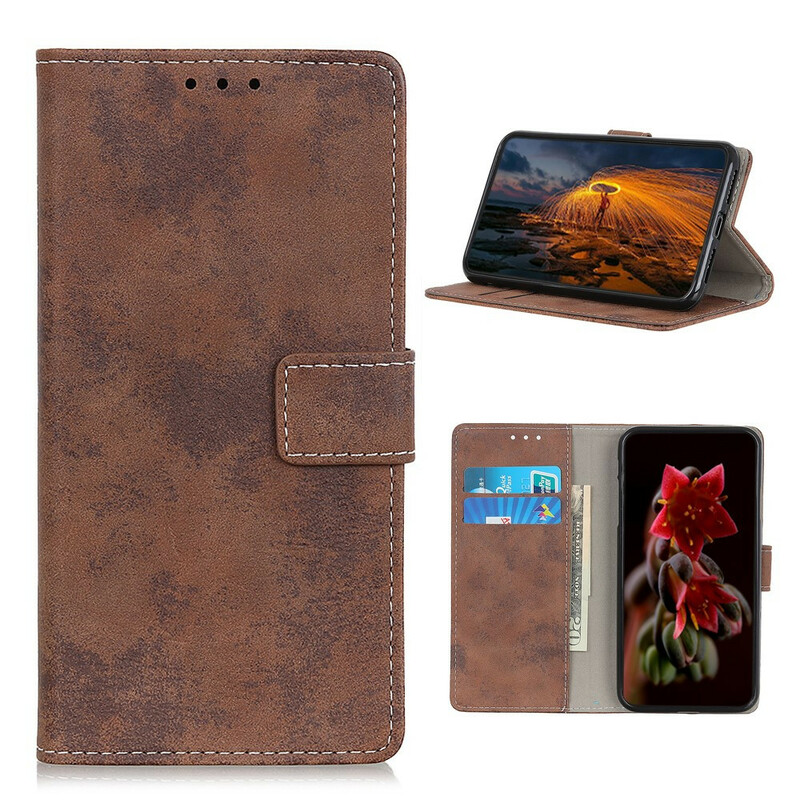 Housse Sony Xperia 5 II Effet Cuir Vintage Housse Sony Xperia 5 II Effet Cuir Vintage
