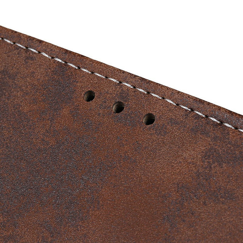 Housse Sony Xperia 5 II Effet Cuir Vintage Housse Sony Xperia 5 II Effet Cuir Vintage