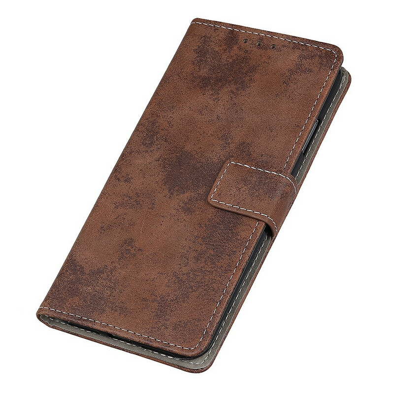 Housse Sony Xperia 5 II Effet Cuir Vintage Housse Sony Xperia 5 II Effet Cuir Vintage