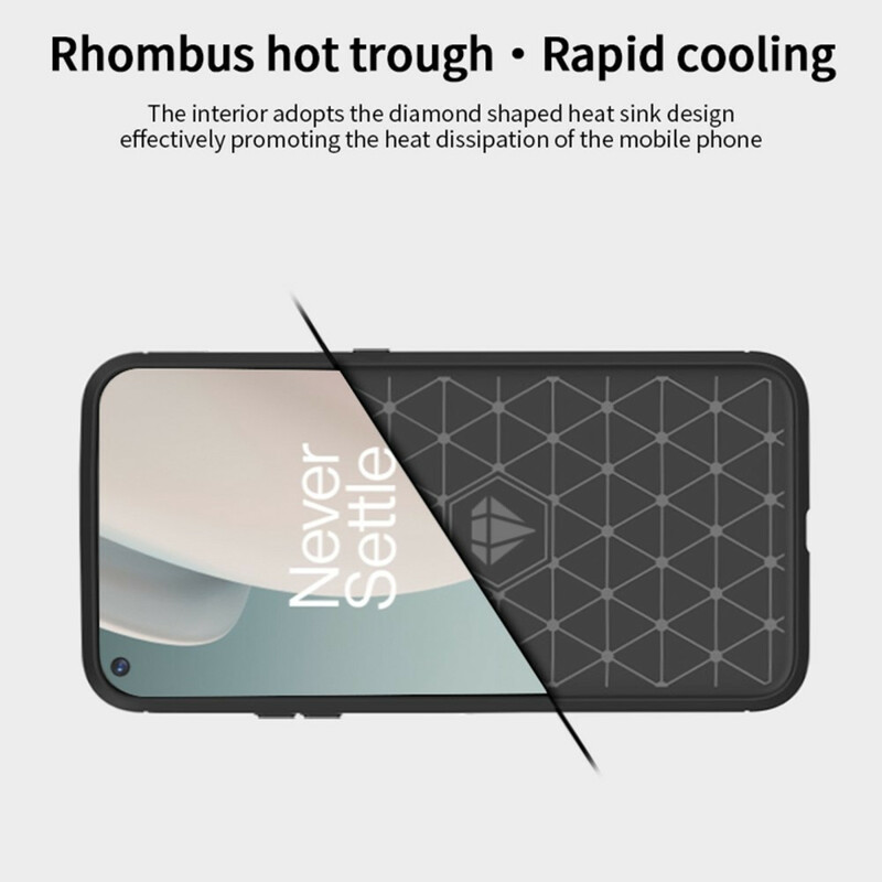Coque OnePlus Nord N100 Fibre Carbone Brossée MOFI Coque OnePlus Nord N100 Fibre Carbone Brossée MOFI