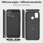 Coque OnePlus Nord N100 Fibre Carbone Brossée MOFI