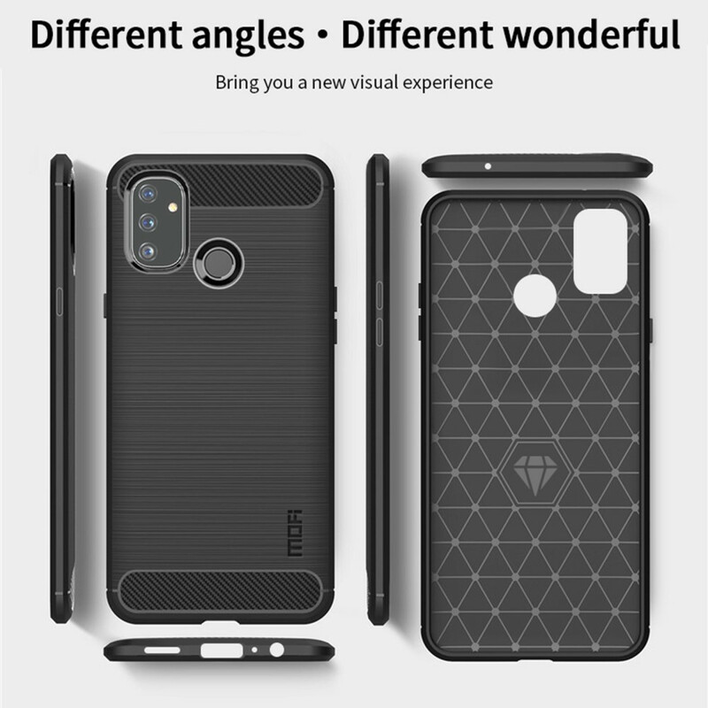 Coque OnePlus Nord N100 Fibre Carbone Brossée MOFI Coque OnePlus Nord N100 Fibre Carbone Brossée MOFI