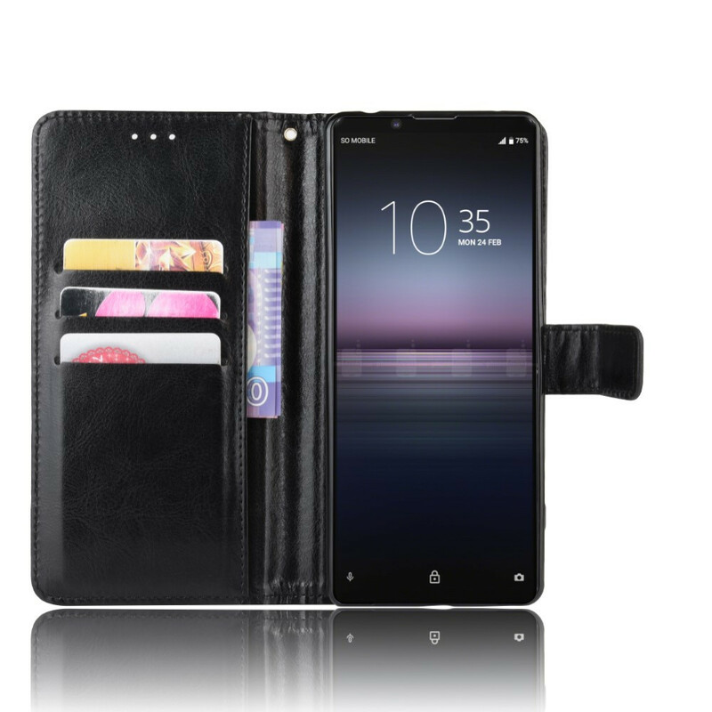 Housse Sony Xperia 5 II Simili Cuir Flashy Housse Sony Xperia 5 II Simili Cuir Flashy