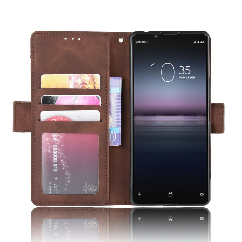 Housse Sony Xperia 5 II Classe Première Multi-Cartes Housse Sony Xperia 5 II Classe Première Multi-Cartes